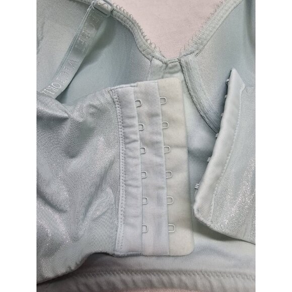 Victoria's Secret Body By Victoria Shiny Mint Green/Blue Bustier Bra Size 34DD - Picture 6 of 10